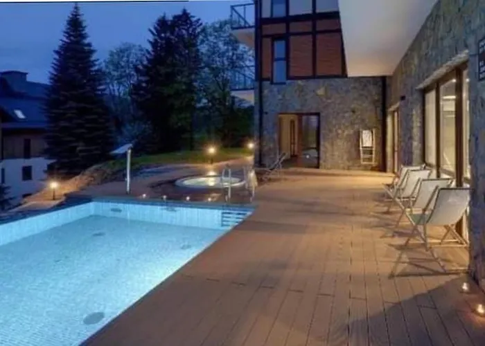 Z Basenem I Jacuzzi Karmelowy Na Dolnej Park A13, Ul Dolna 7a Appartement Szklarska Poręba